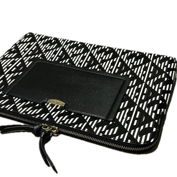 HENRI BENDEL laptop case New York Double Zipper, Saffiano Leather - Picture 8 of 13